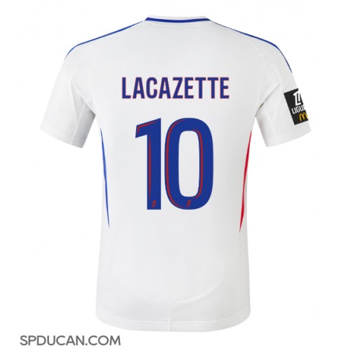 Muški Nogometni Dres Olympique Lyonnais Alexandre Lacazette #10 Domaci 2024-25 Kratak Rukav